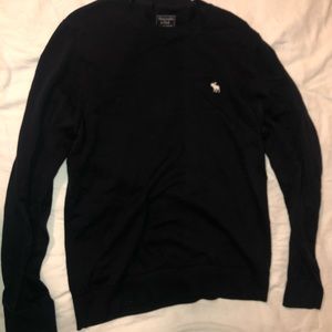 A&F Navy Long Sleeve Shirt